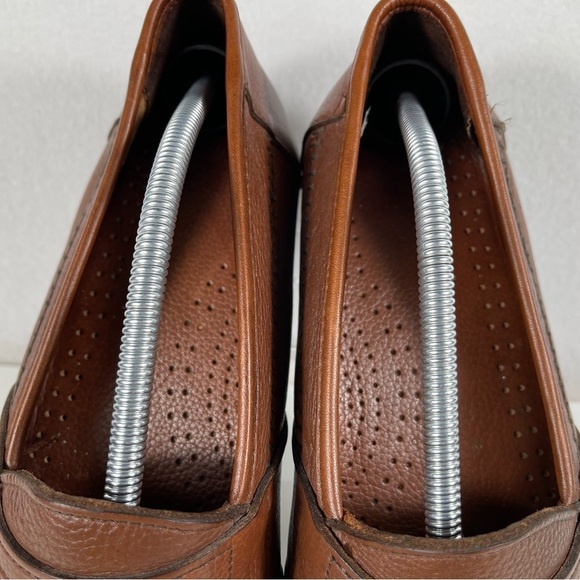 Dexter Shoes Mens 11M Brown Penny Loafers Leather Made In USA Dress Casual - Picture 6 of 10